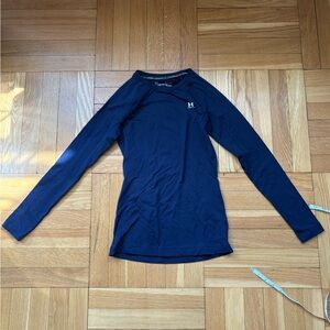 Under Armour Navy Performance Long-Sleeve Compression Shirt